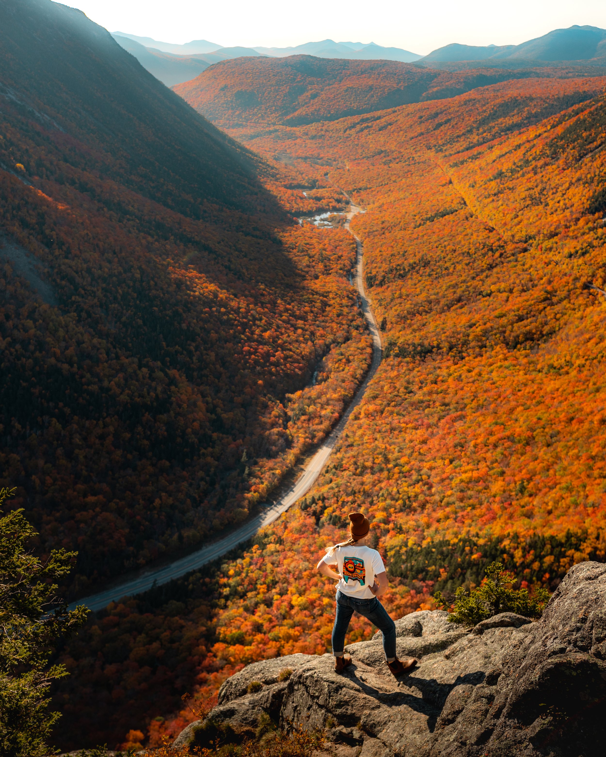 Fall foliage hiking in the White Mountains
